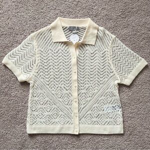 Brand New J. Crew 100% Cashmere Blouse Womens Size M Luxury Minimalism